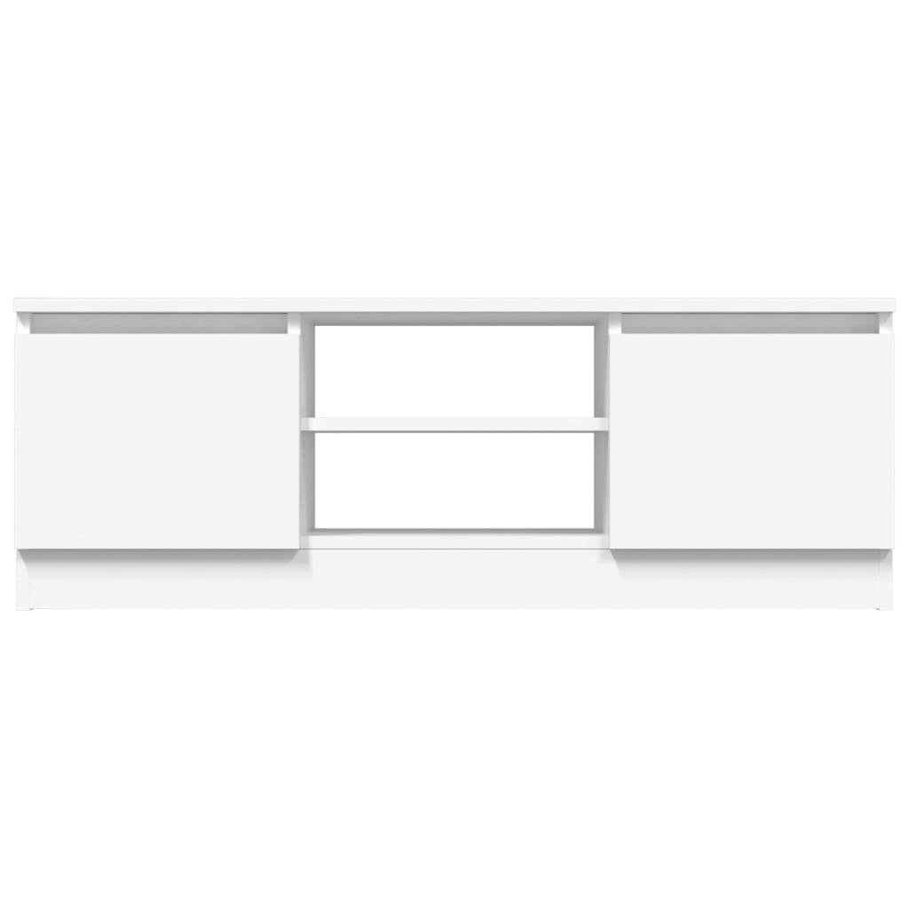 TV Cabinet with Door White 102x30x36 cm