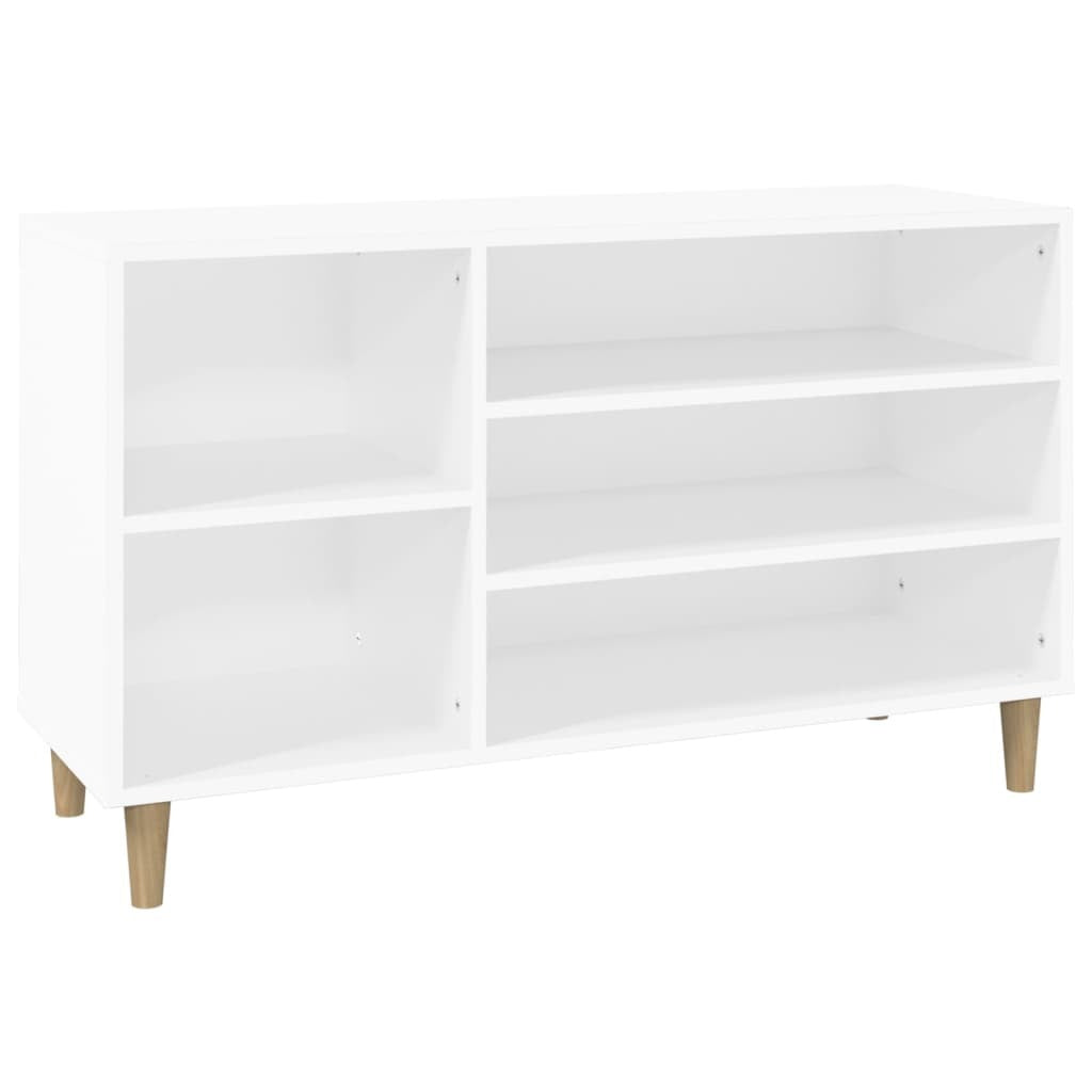 Shoe Cabinet White 102x36x60 cm Engineered Wood