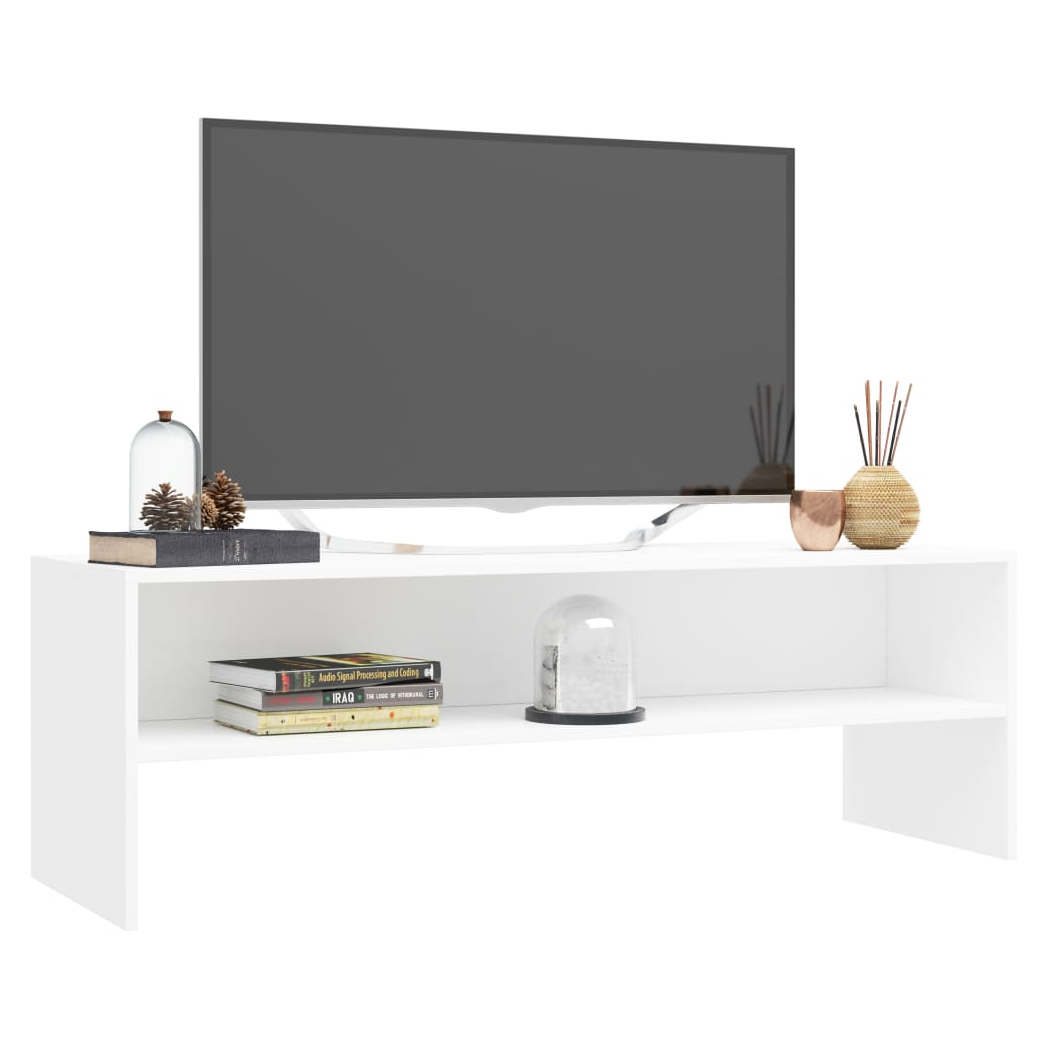 TV Cabinet White 120x40x40 cm Engineered Wood