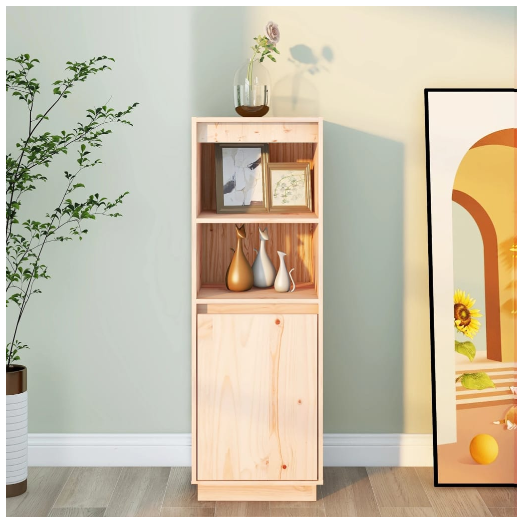 Highboard 37x34x110 cm Solid Wood Pine