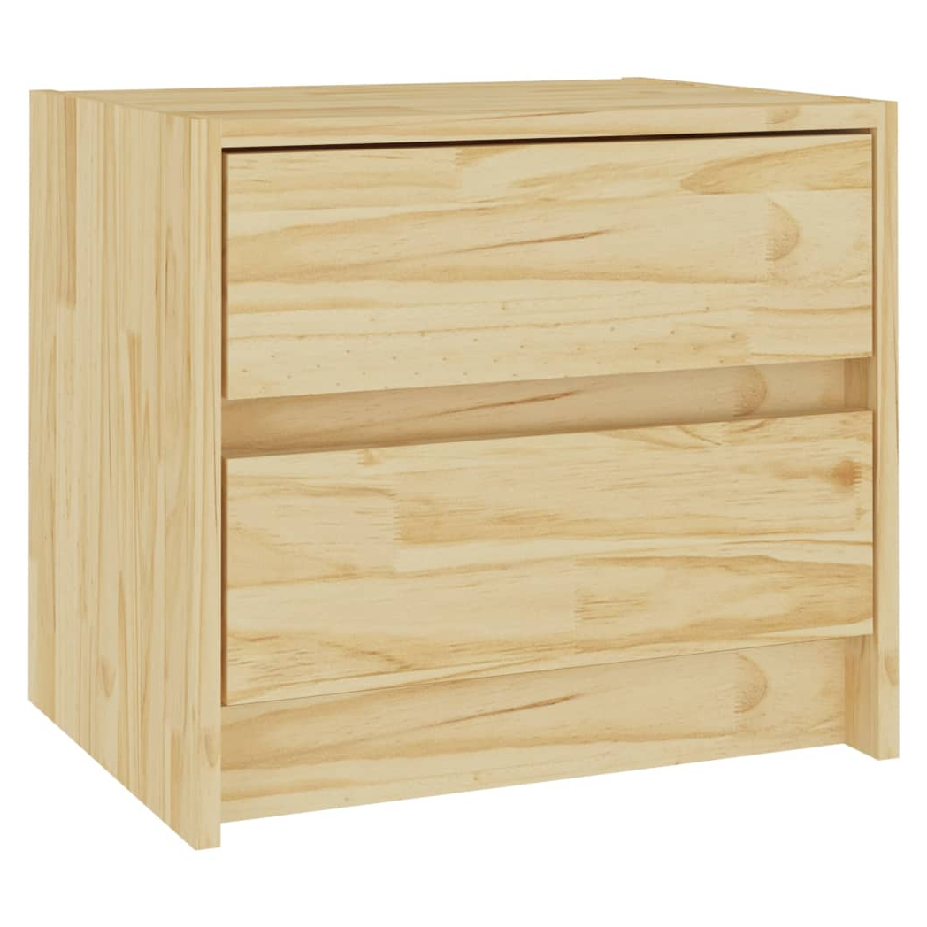 Bedside Cabinet 40x30.5x35.5 cm Solid Pine Wood