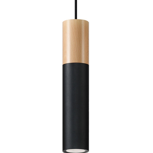 Pendant lamp steel, wood Pablo modern Design GU10