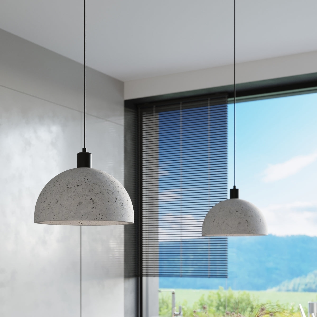 Pendant lamp concrete Pablito industrial Design E27