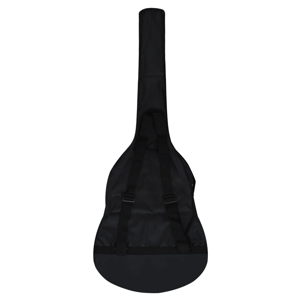 vidaXL Guitar Bag for 1/2 Classical Guitar Black 94x35 cm Fabric