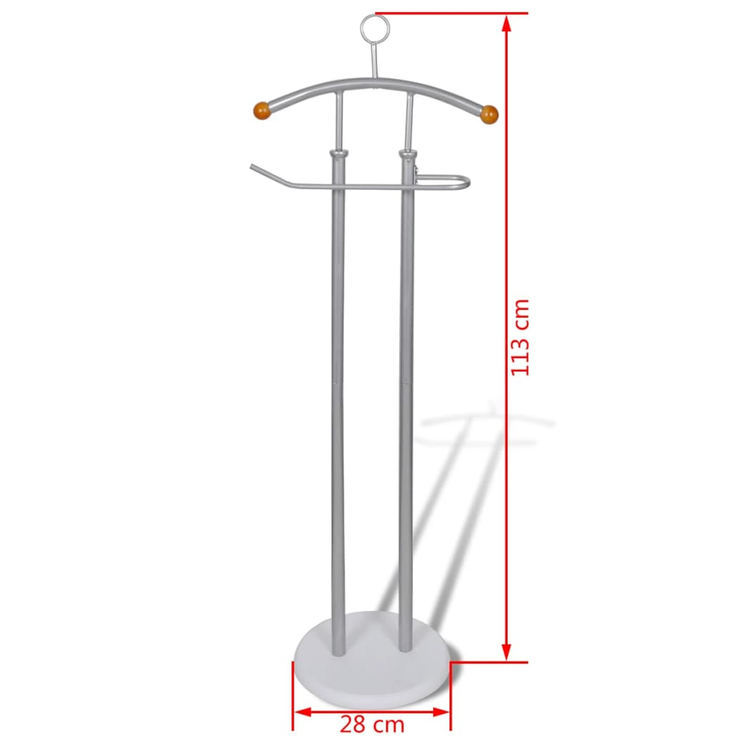 Valet Stand Coat Shirt Organizer Metal Frame