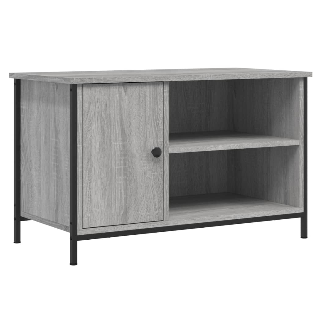 vidaXL TV Cabinet Grey Sonoma 80x40x50 cm Engineered Wood