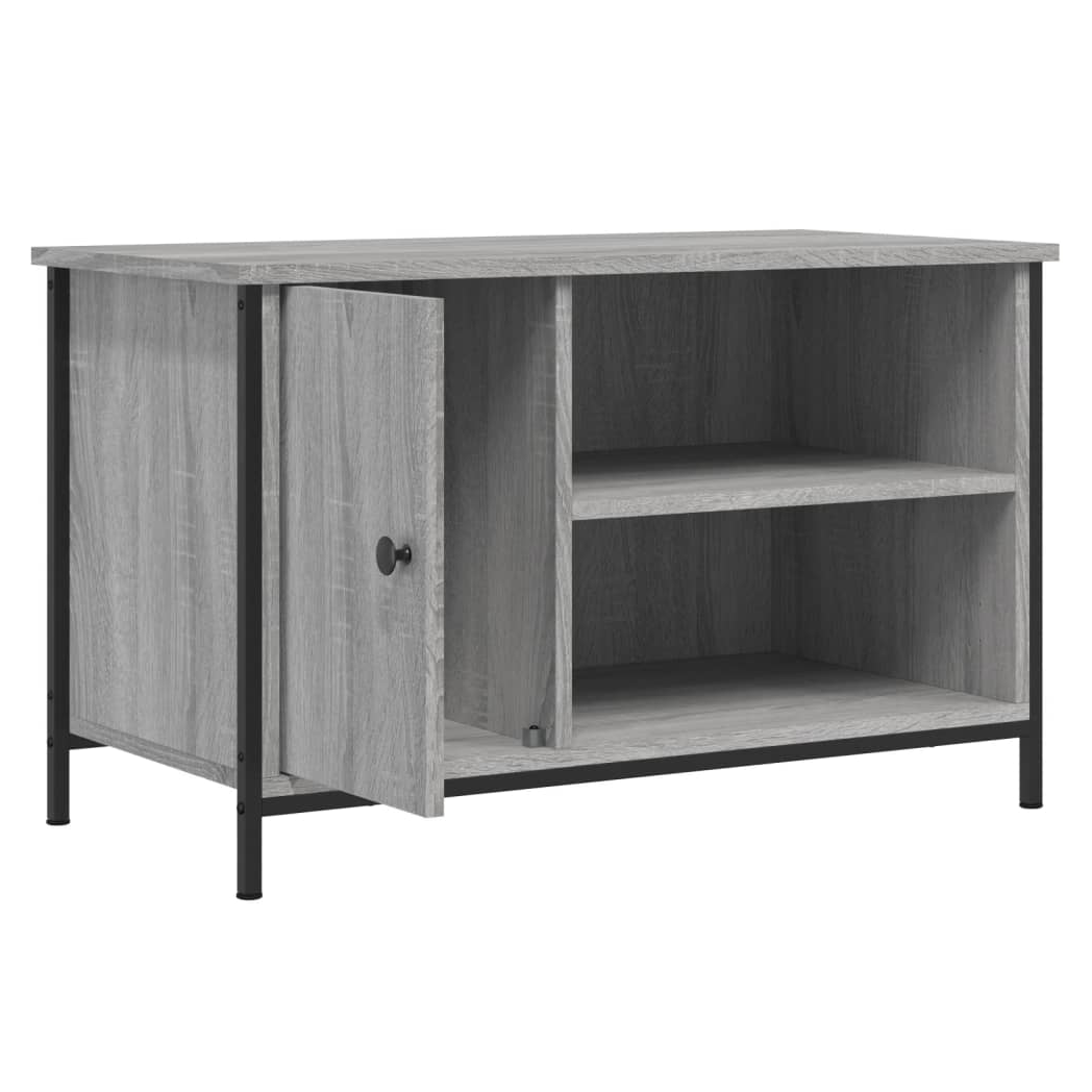 vidaXL TV Cabinet Grey Sonoma 80x40x50 cm Engineered Wood