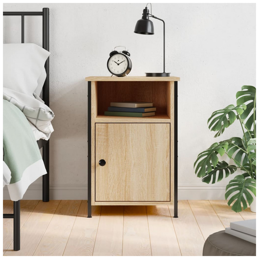 vidaXL Bedside Cabinet Sonoma Oak 40x42x60 cm Engineered Wood