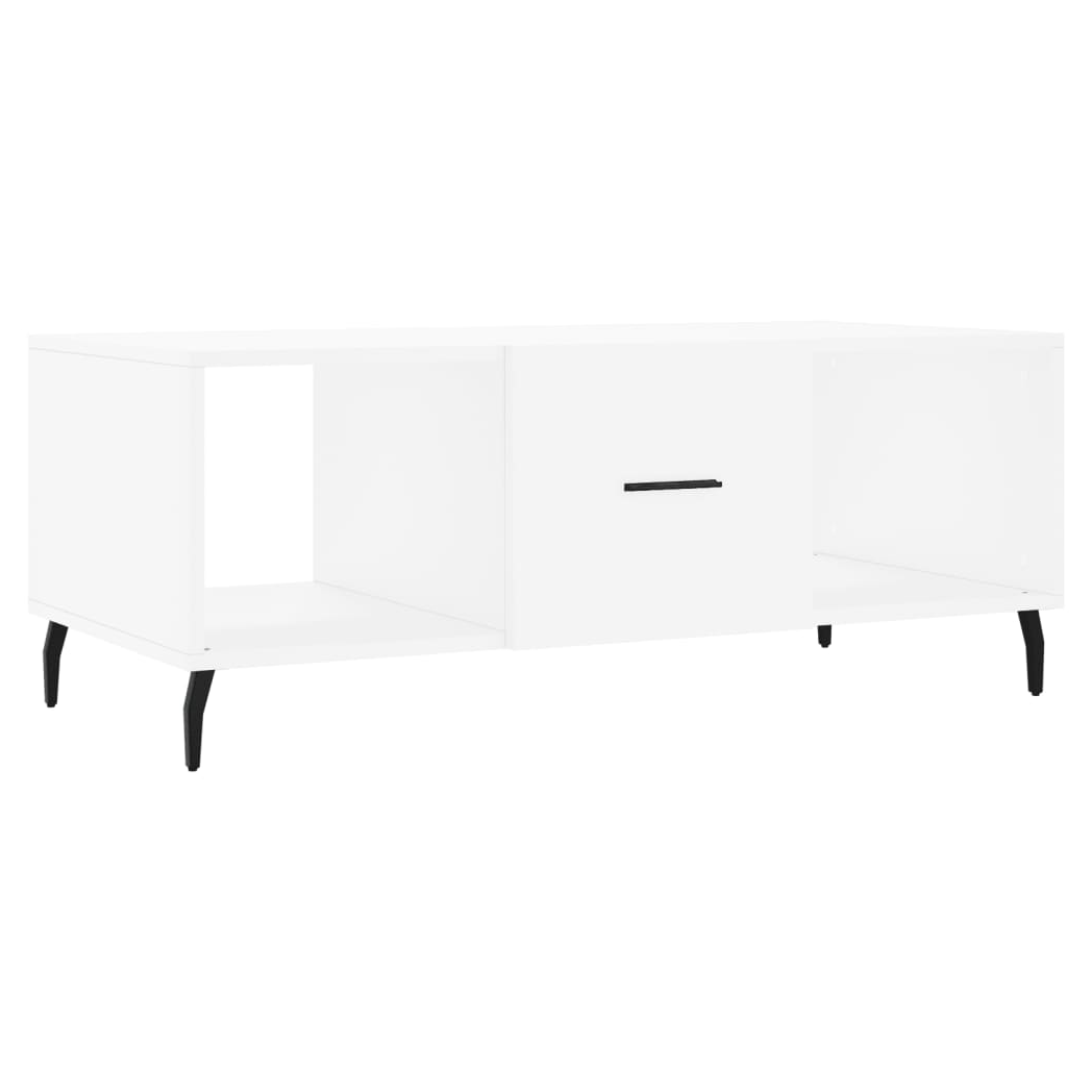 vidaXL Coffee Table White 102x50x40 cm Engineered Wood