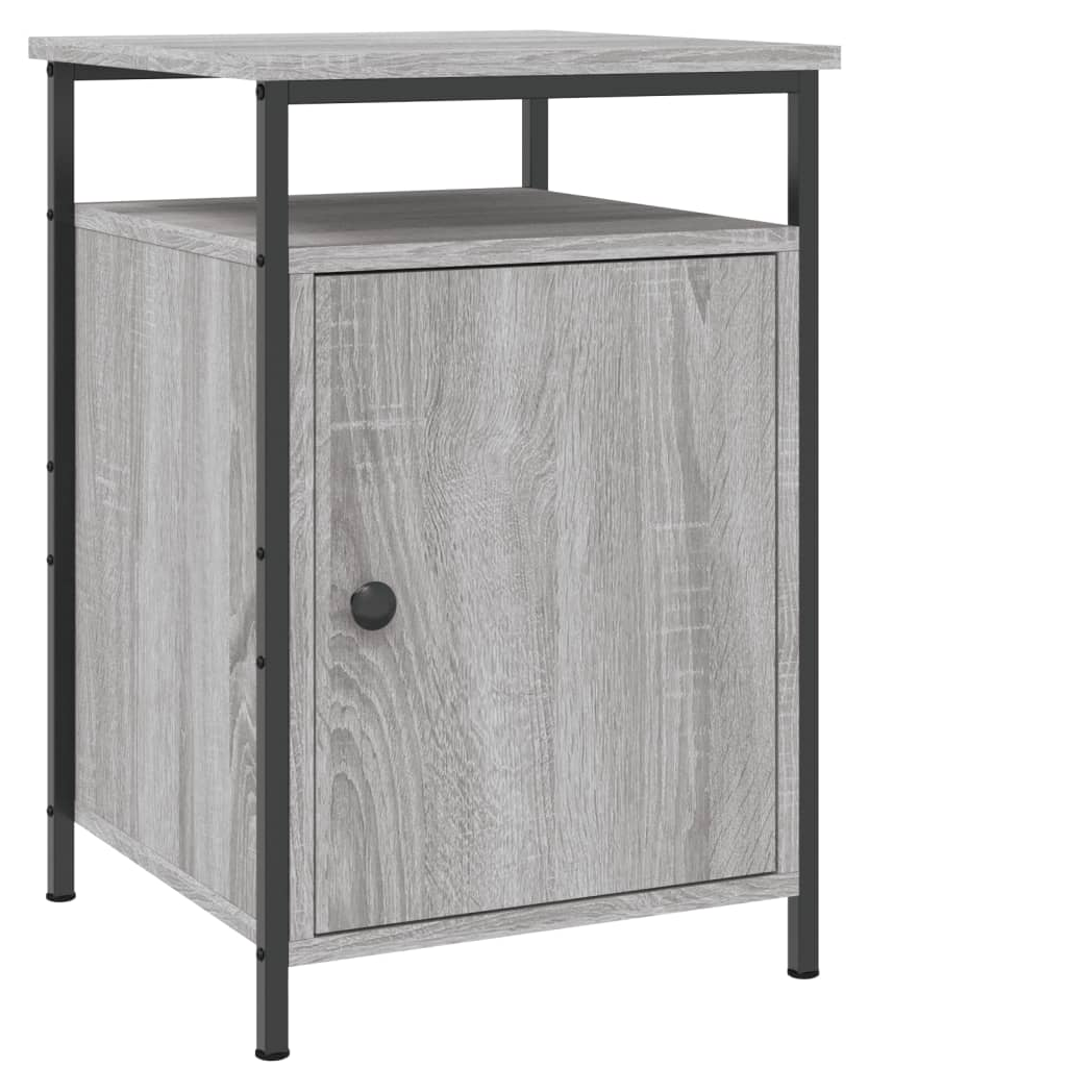 vidaXL Bedside Cabinet Grey Sonoma 40x42x60 cm Engineered Wood