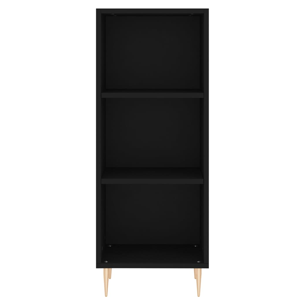 vidaXL Sideboard Black 34.5x32.5x90 cm Engineered Wood