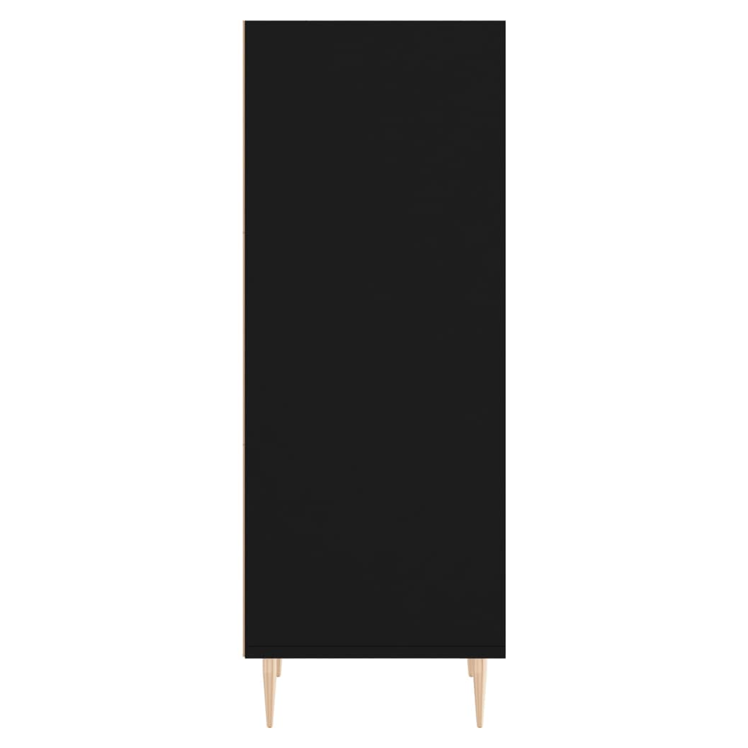 vidaXL Sideboard Black 34.5x32.5x90 cm Engineered Wood