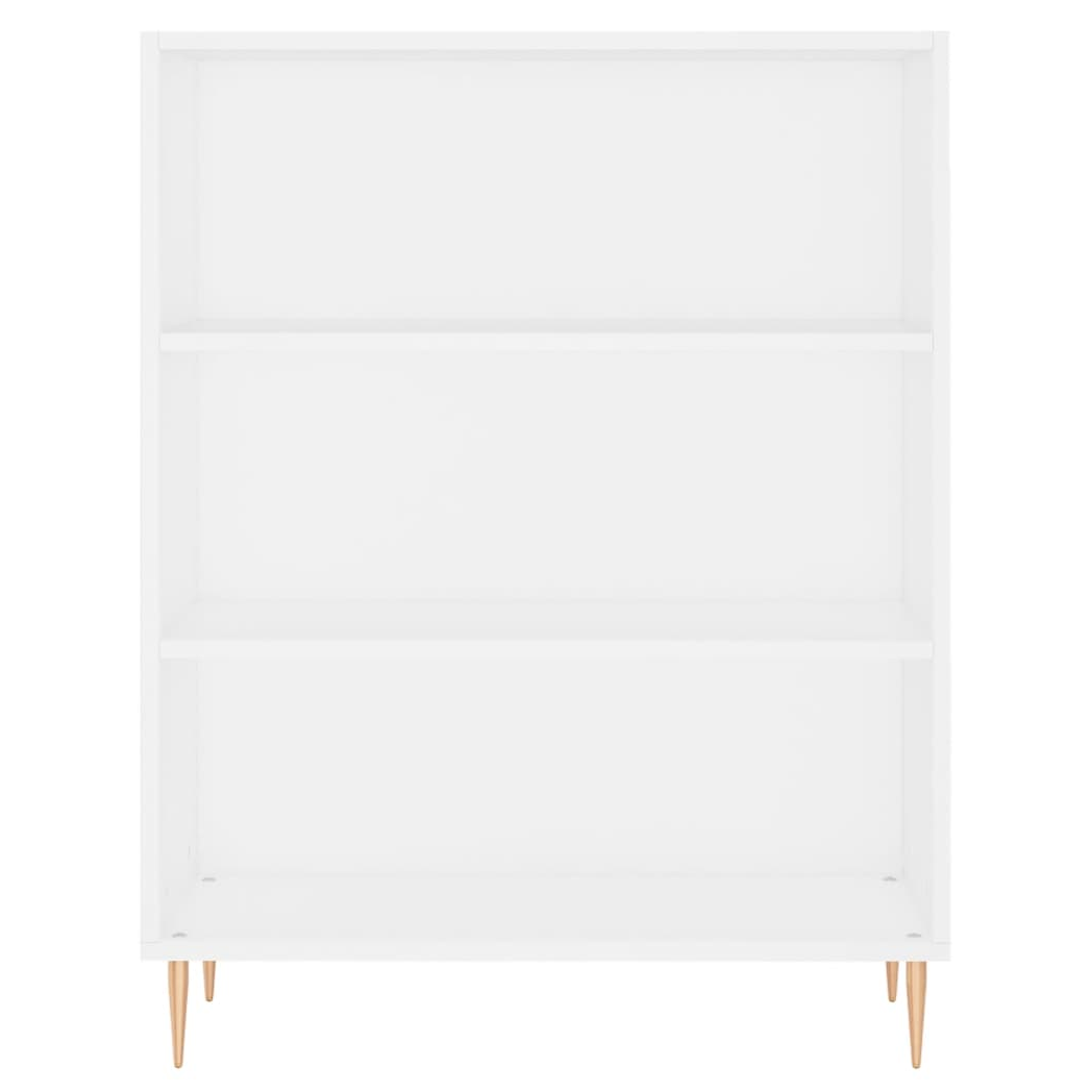 vidaXL Bookcase White 69.5x32.5x90 cm Engineered Wood