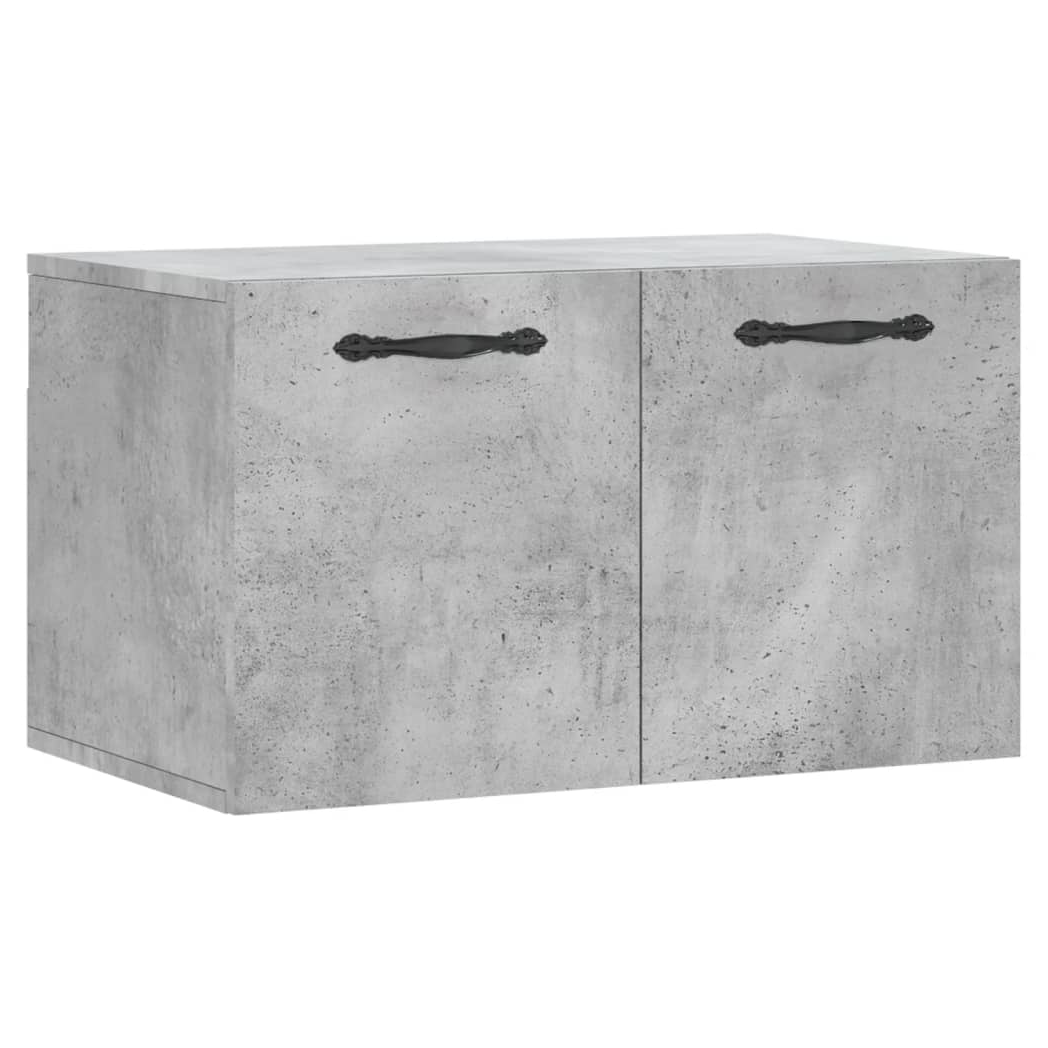 vidaXL Wall Cabinet Concrete Grey 60x36.5x35 cm Engineered Wood