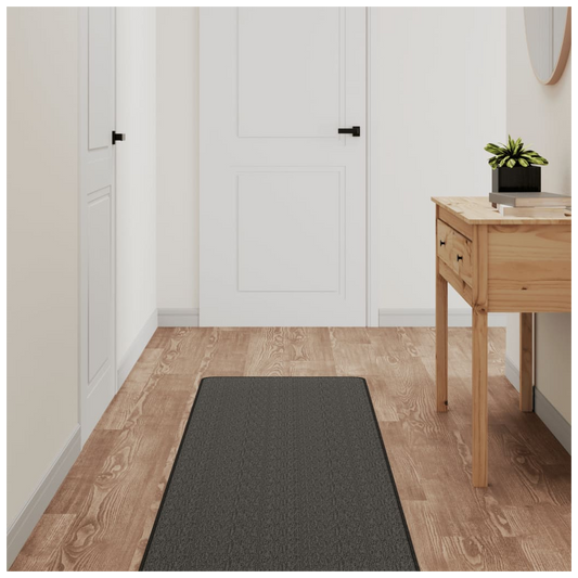 vidaXL Carpet Runner Sisal Look Anthracite 50x250 cm