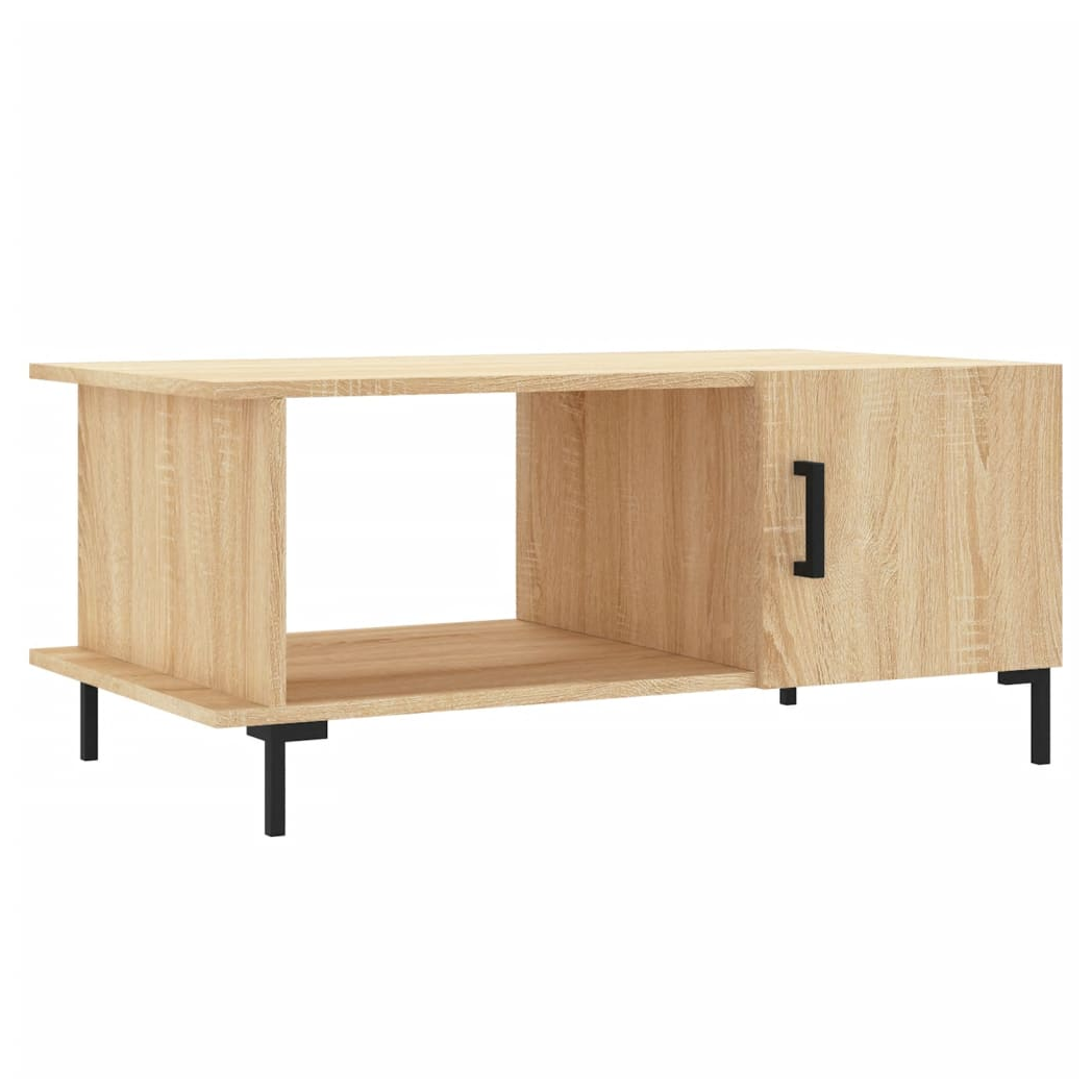 vidaXL Coffee Table Sonoma Oak 90x50x40 cm Engineered Wood