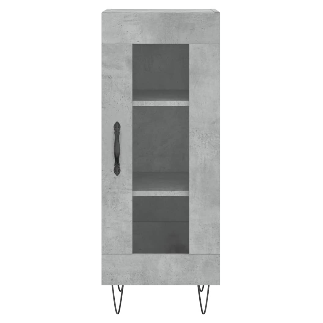 vidaXL Sideboard Concrete Grey 34.5x34x90 cm Engineered Wood