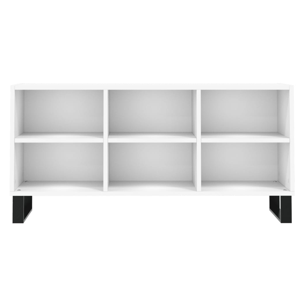 vidaXL TV Cabinet White 103.5x30x50 cm Engineered Wood