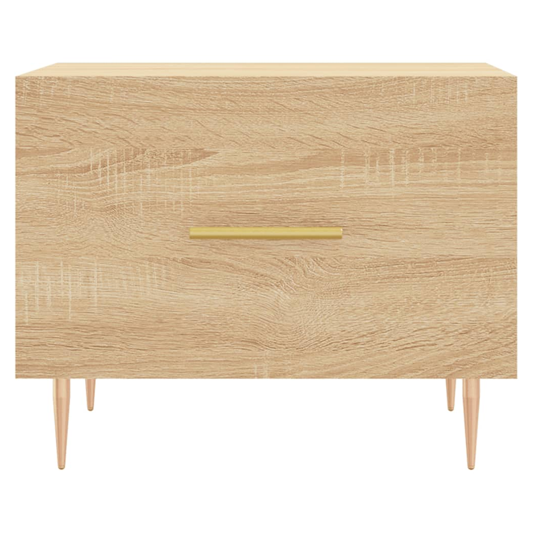 vidaXL Coffee Table Sonoma Oak 50x50x40 cm Engineered Wood