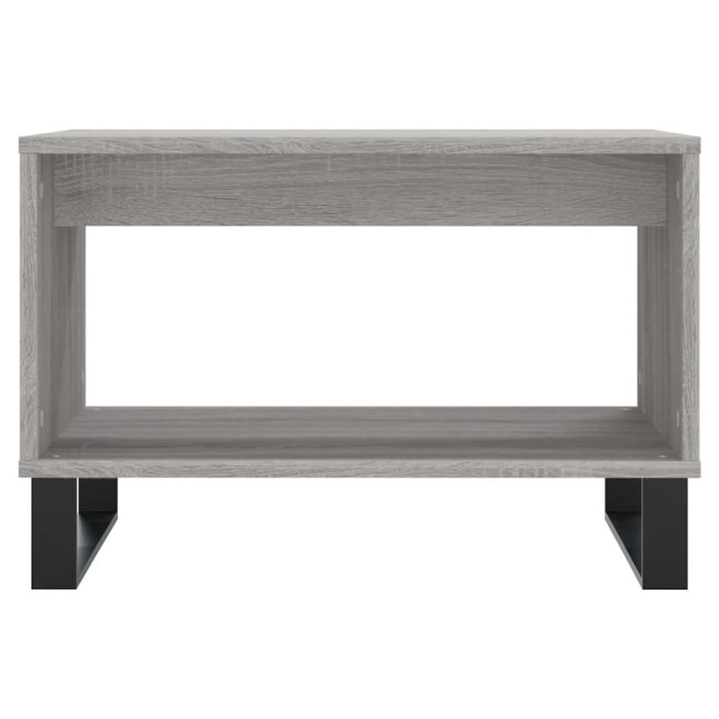 vidaXL Coffee Table Grey Sonoma 60x50x40 cm Engineered Wood