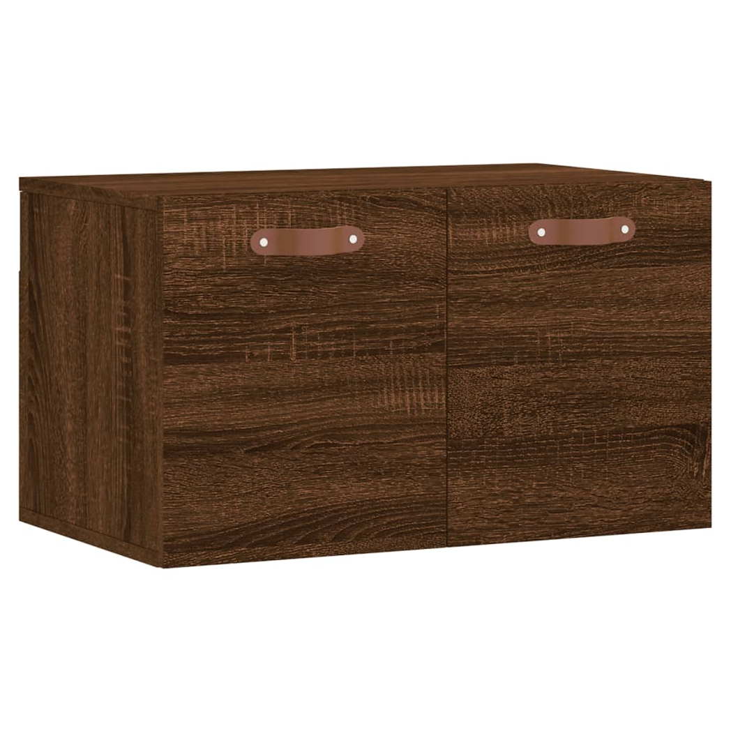 vidaXL Wall Cabinet Brown Oak 60x36.5x35 cm Engineered Wood