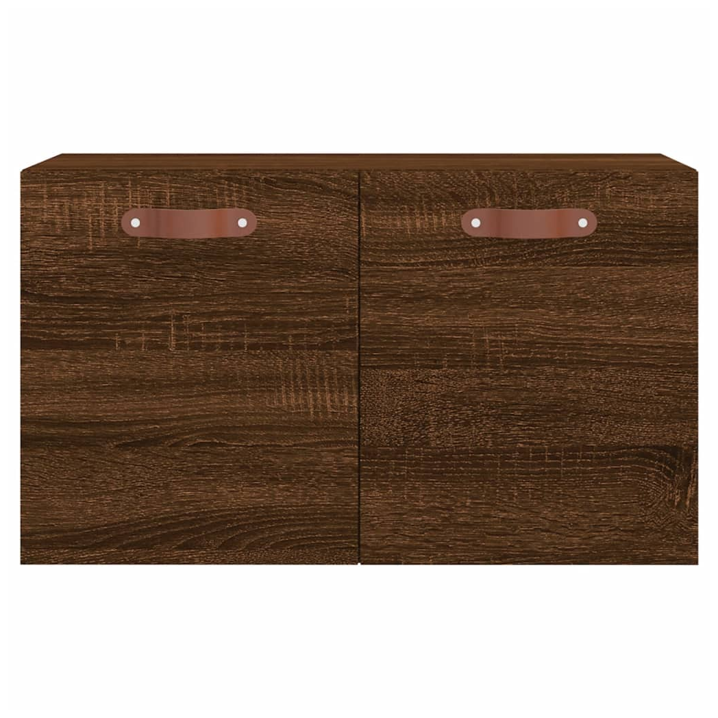 vidaXL Wall Cabinet Brown Oak 60x36.5x35 cm Engineered Wood