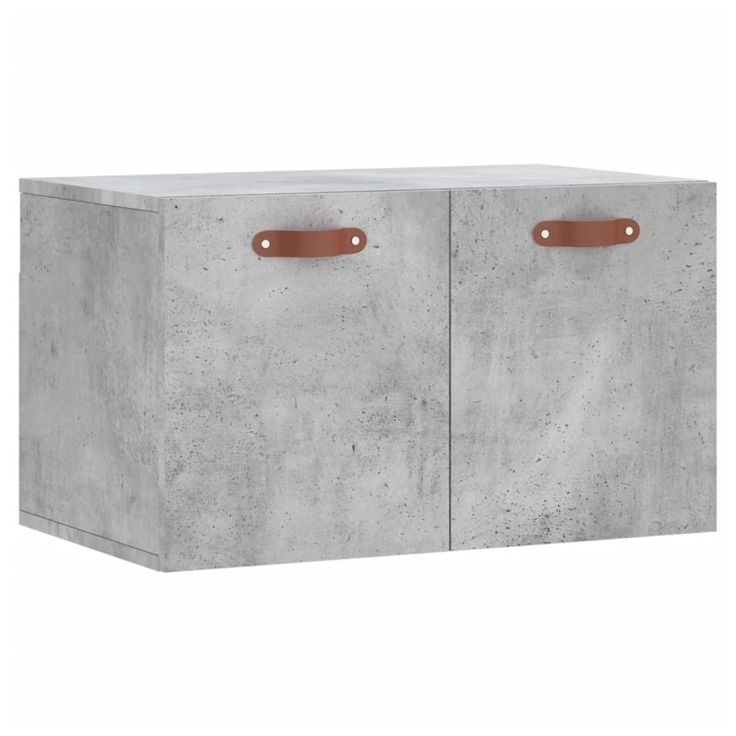 vidaXL Wall Cabinet Concrete Grey 60x36.5x35 cm Engineered Wood