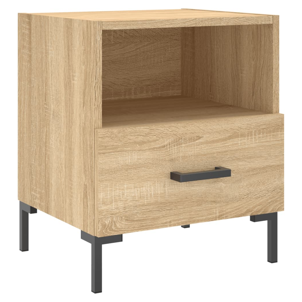 vidaXL Bedside Cabinet Sonoma Oak 40x35x47.5 cm Engineered Wood