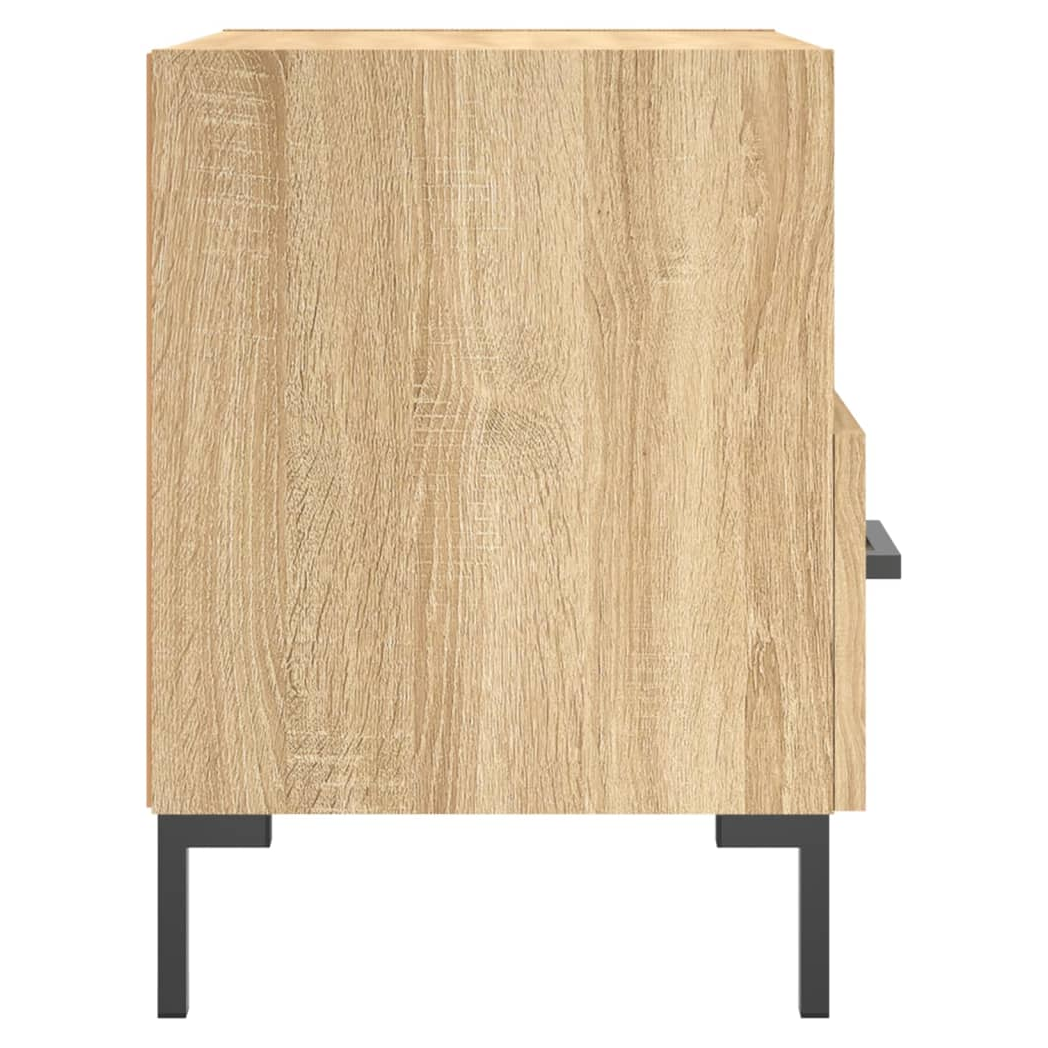 vidaXL Bedside Cabinet Sonoma Oak 40x35x47.5 cm Engineered Wood