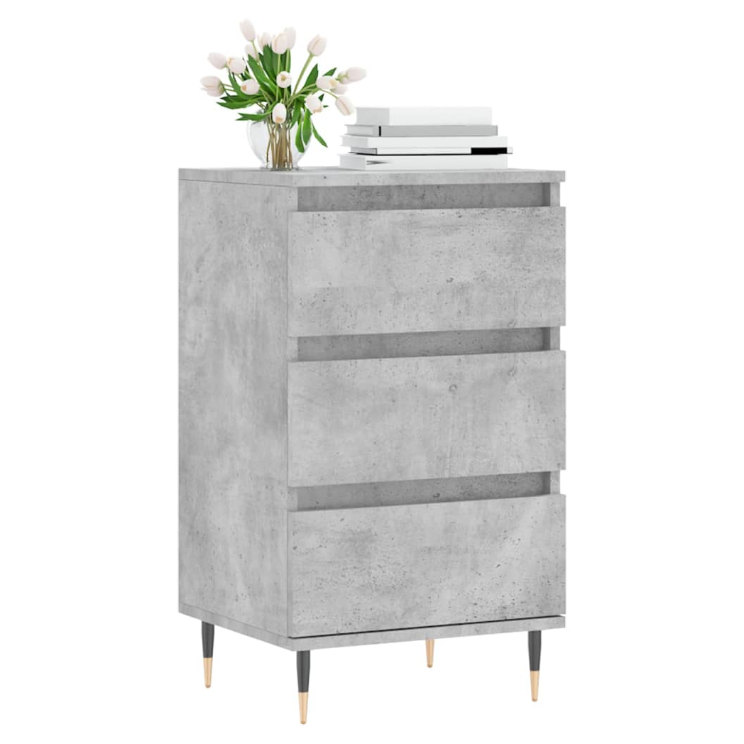 vidaXL Sideboard Concrete Grey 40x35x70 cm Engineered Wood