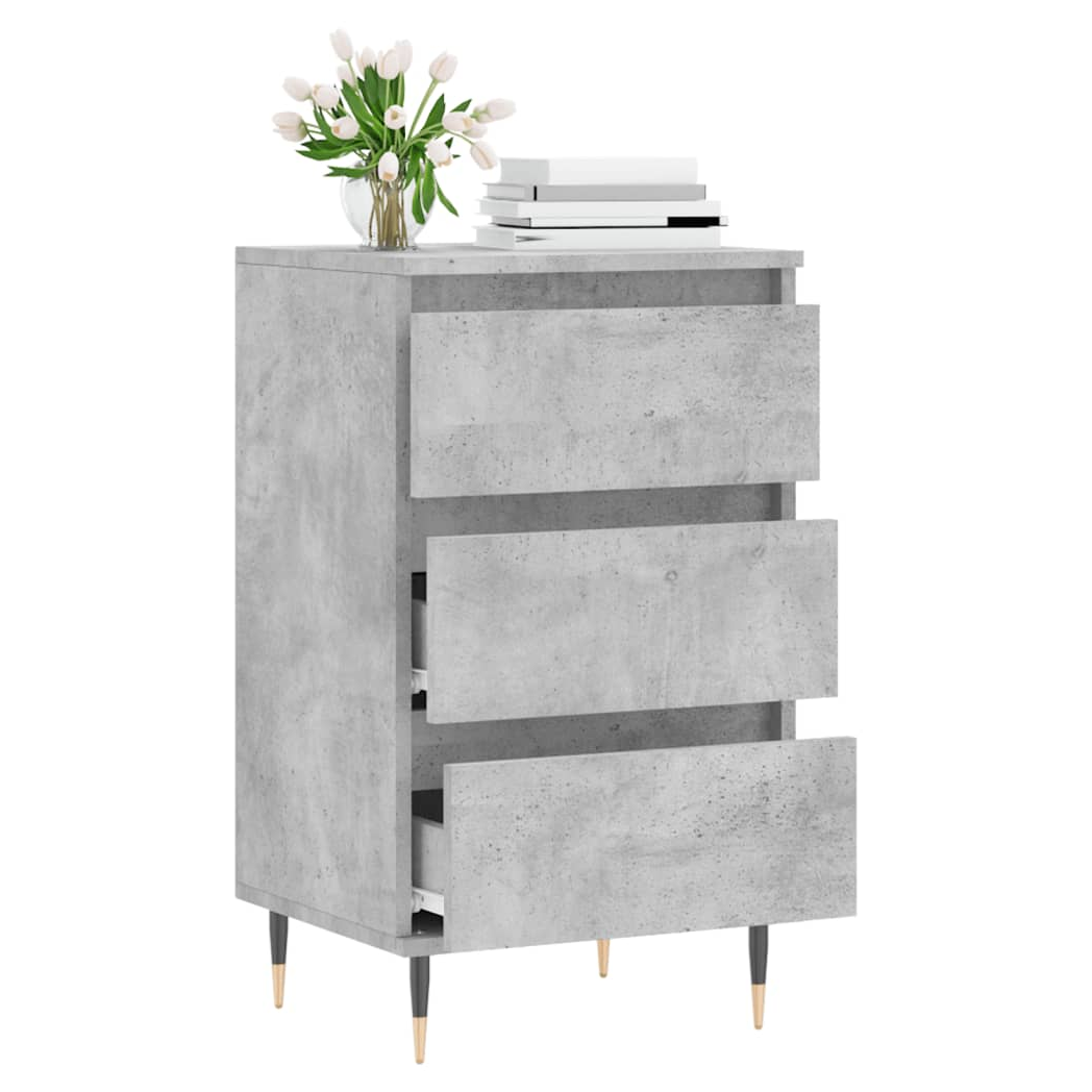 vidaXL Sideboard Concrete Grey 40x35x70 cm Engineered Wood