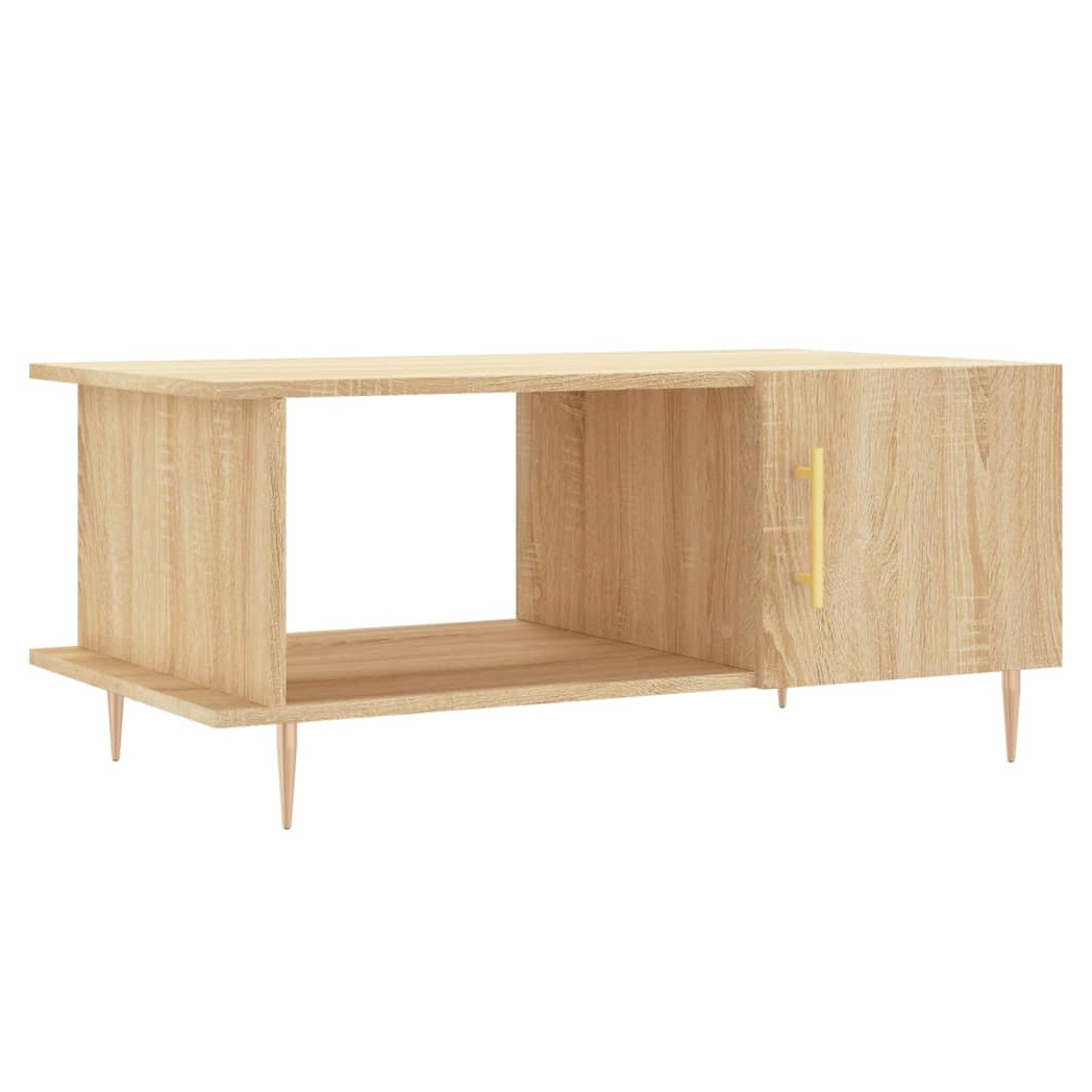 vidaXL Coffee Table Sonoma Oak 90x50x40 cm Engineered Wood