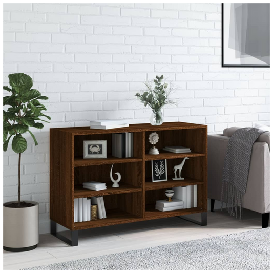 vidaXL Sideboard Brown Oak 103.5x35x70 cm Engineered Wood