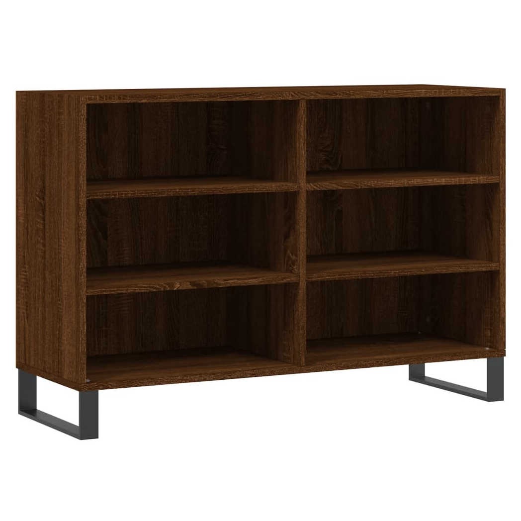 vidaXL Sideboard Brown Oak 103.5x35x70 cm Engineered Wood