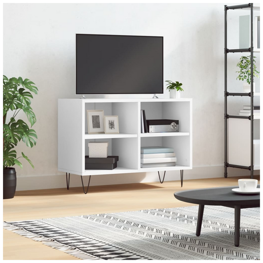 vidaXL TV Cabinet White 69.5x30x50 cm Engineered Wood