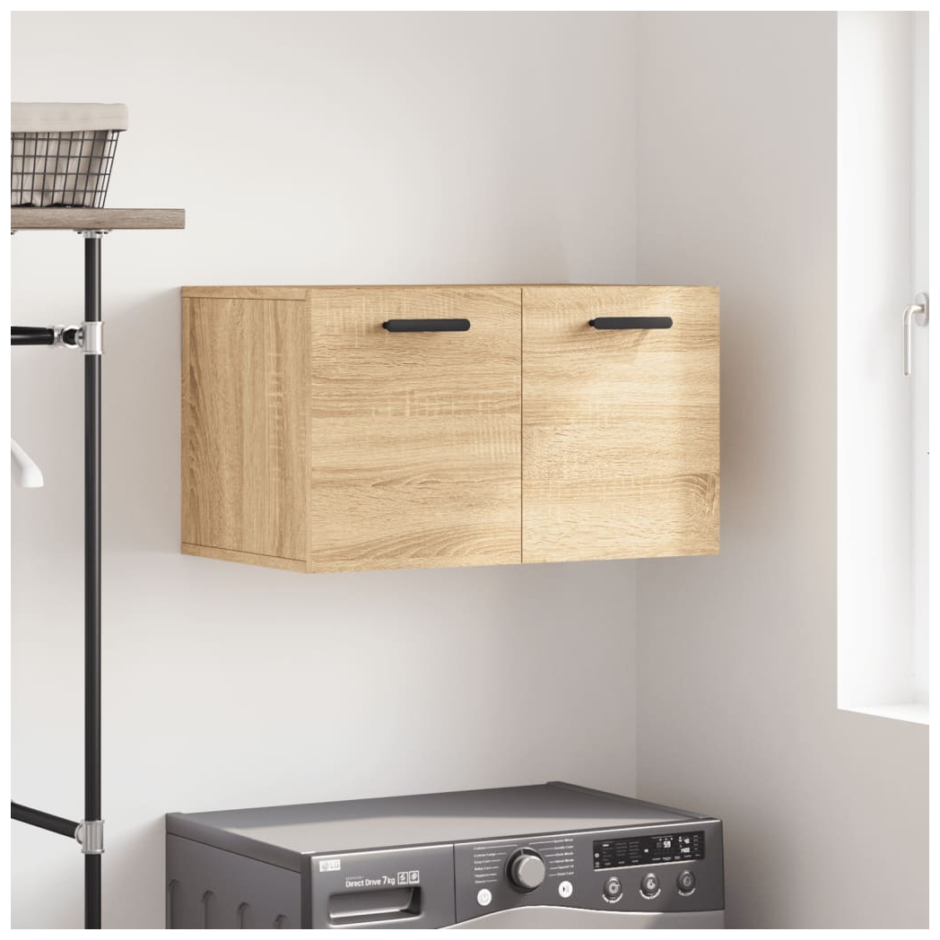 vidaXL Wall Cabinet Sonoma Oak 60x36.5x35 cm Engineered Wood