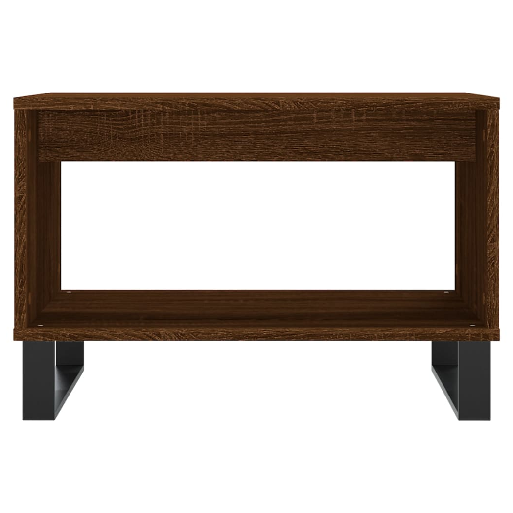 vidaXL Coffee Table Brown Oak 60x50x40 cm Engineered Wood