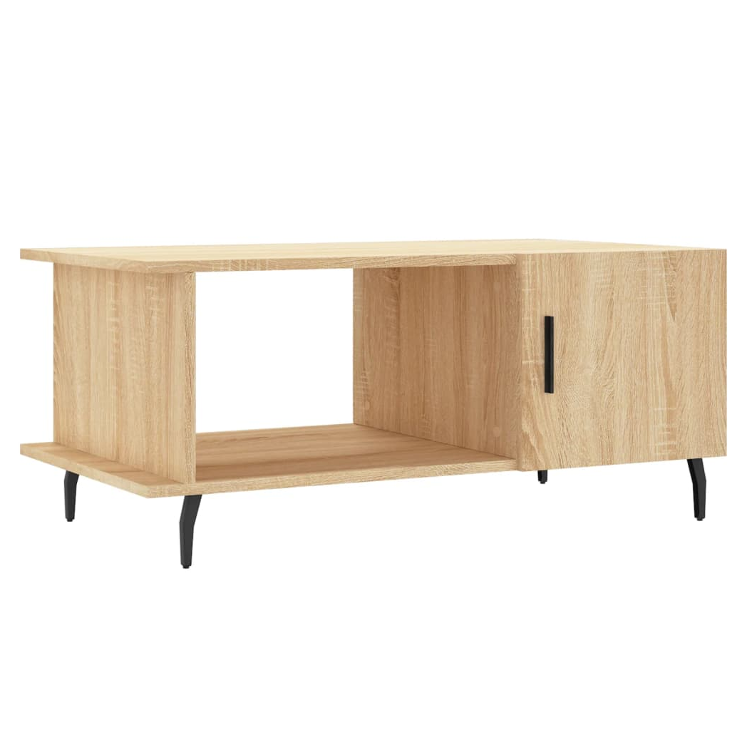 vidaXL Coffee Table Sonoma Oak 90x50x40 cm Engineered Wood