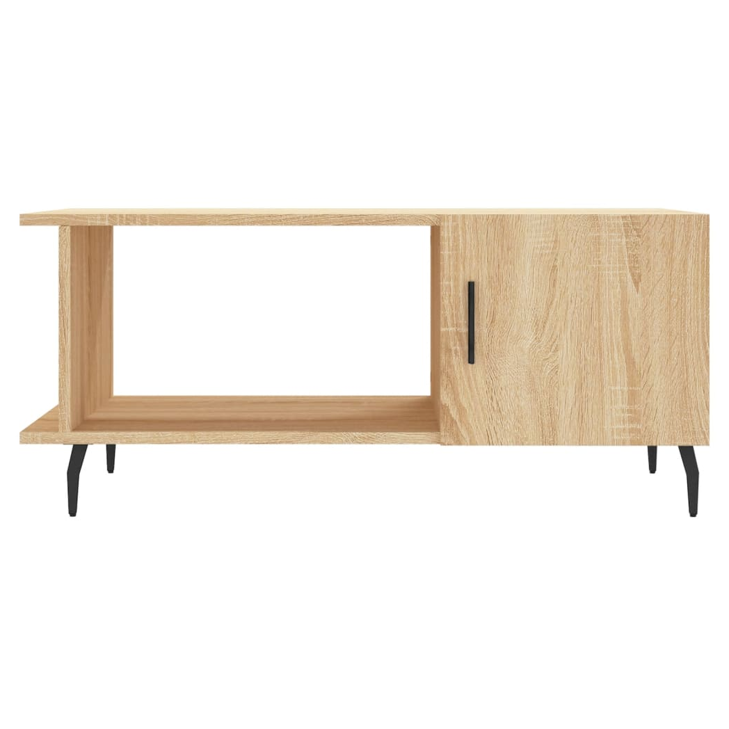 vidaXL Coffee Table Sonoma Oak 90x50x40 cm Engineered Wood