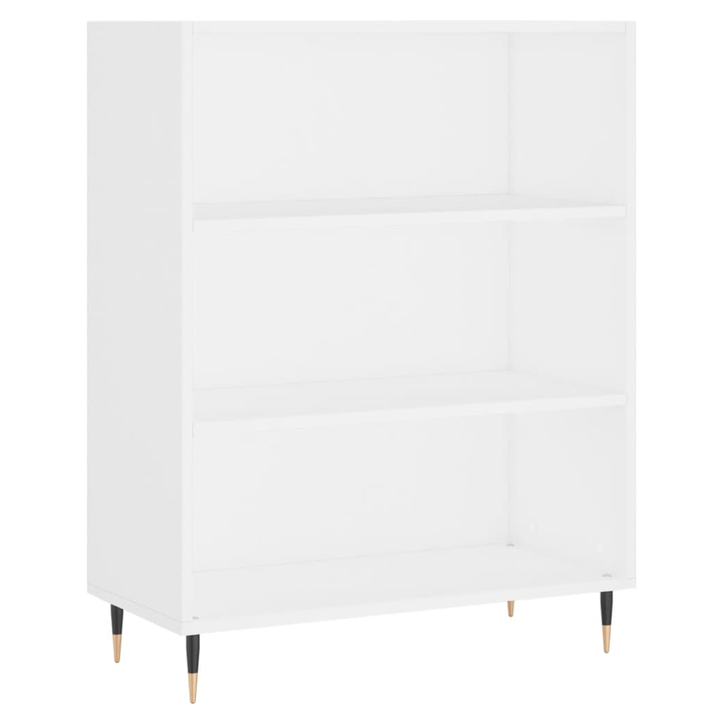 vidaXL Bookcase White 69.5x32.5x90 cm Engineered Wood