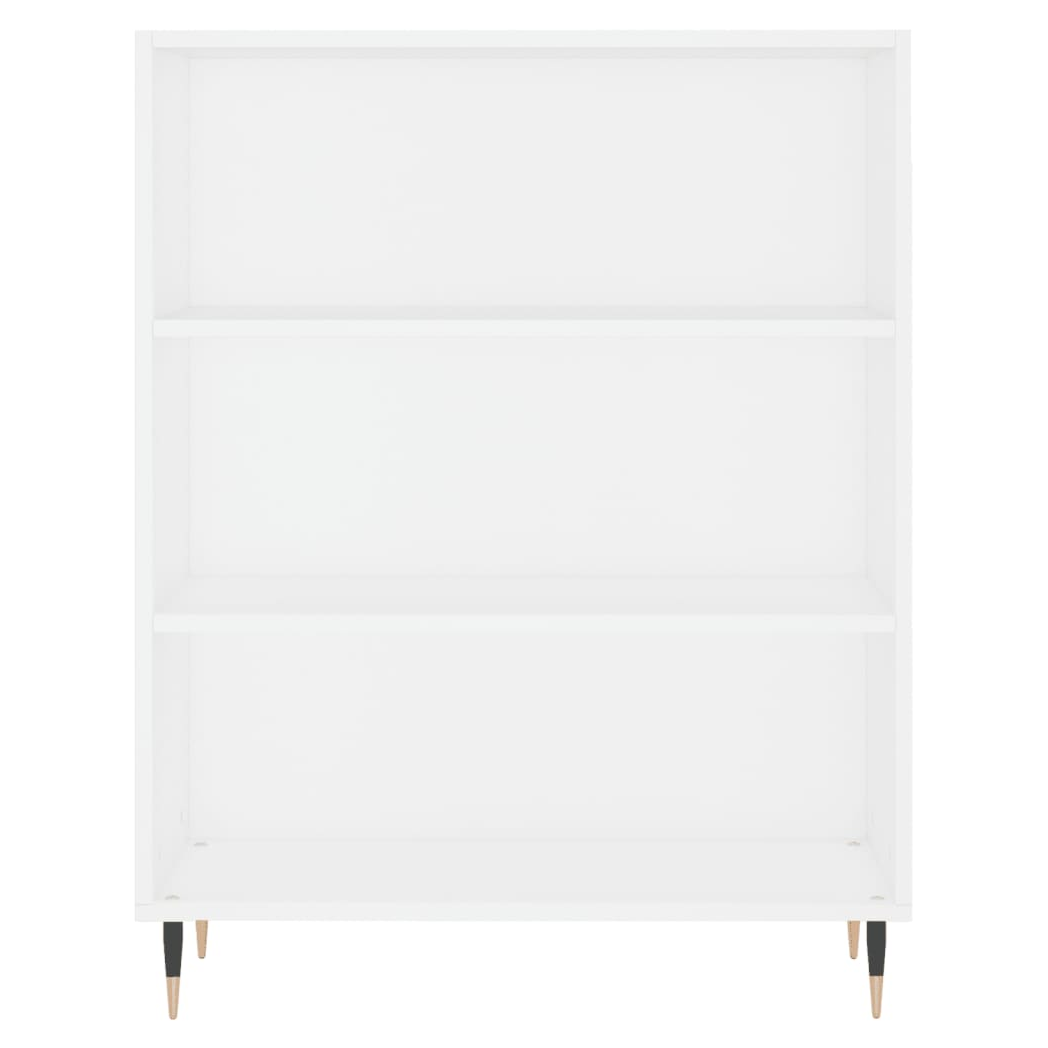 vidaXL Bookcase White 69.5x32.5x90 cm Engineered Wood