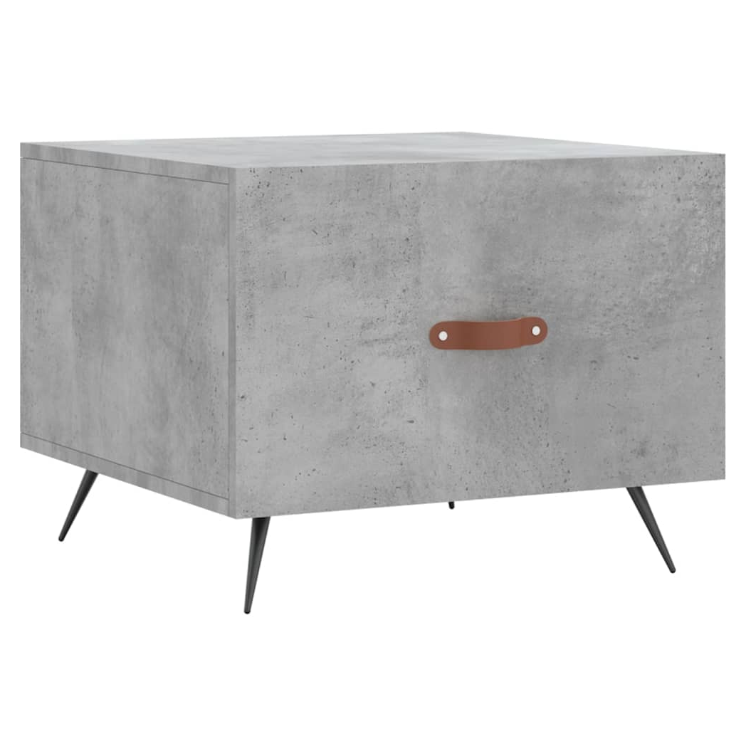 vidaXL Coffee Table Concrete Grey 50x50x40 cm Engineered Wood