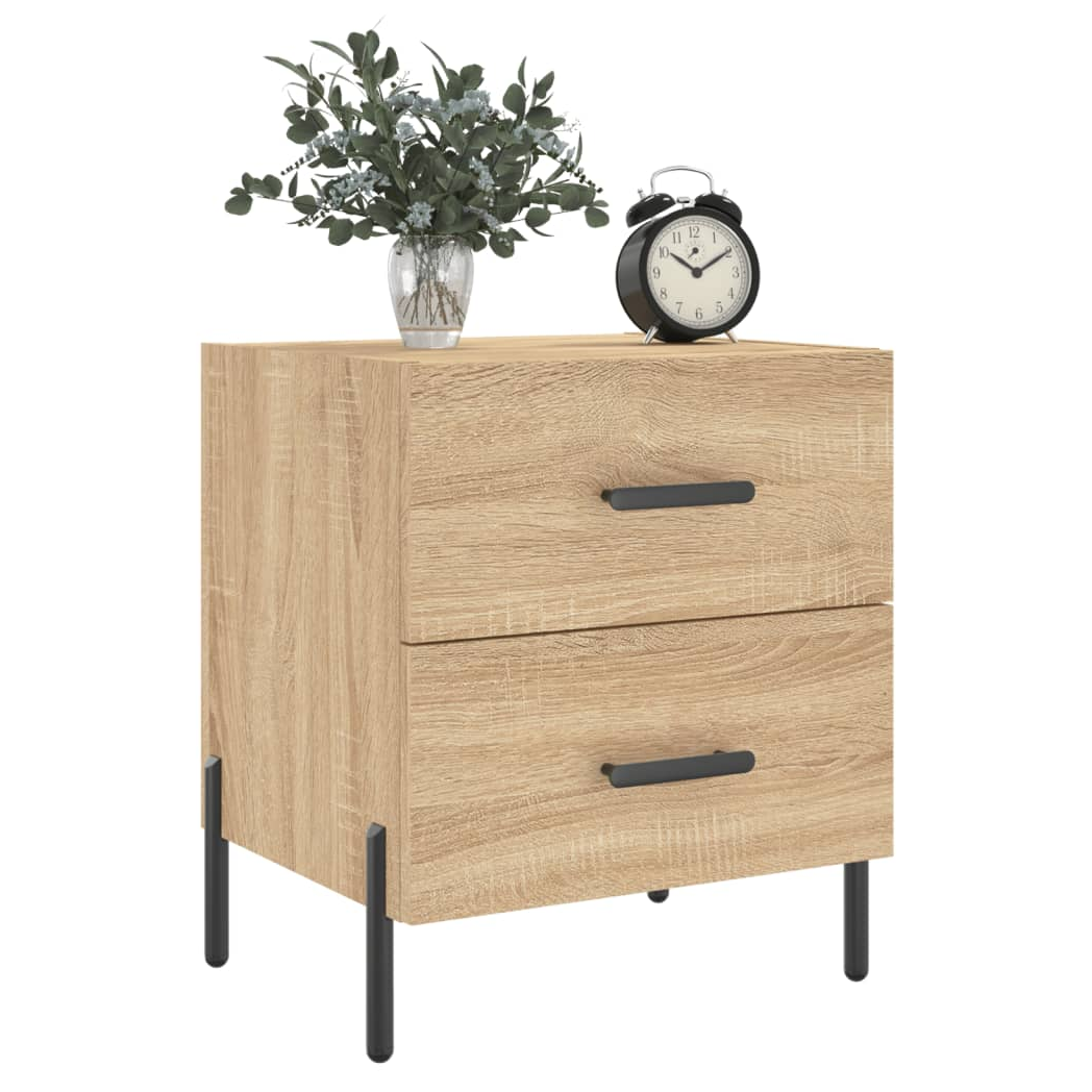 vidaXL Bedside Cabinet Sonoma Oak 40x35x47.5 cm Engineered Wood