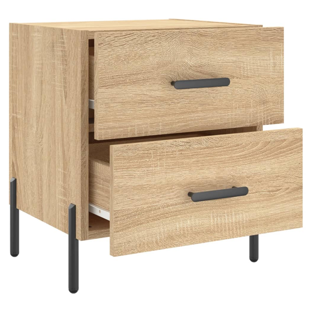 vidaXL Bedside Cabinet Sonoma Oak 40x35x47.5 cm Engineered Wood