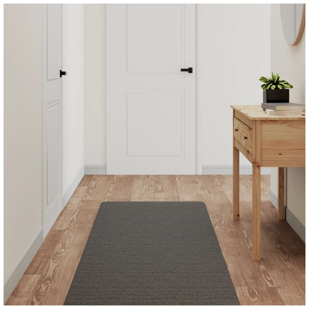 vidaXL Carpet Runner Anthracite 60x180 cm