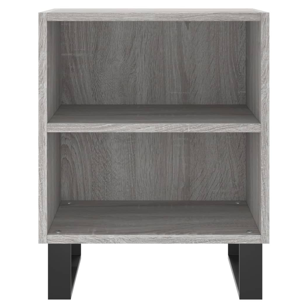 vidaXL Bedside Cabinet Grey Sonoma 40x30x50 cm Engineered Wood