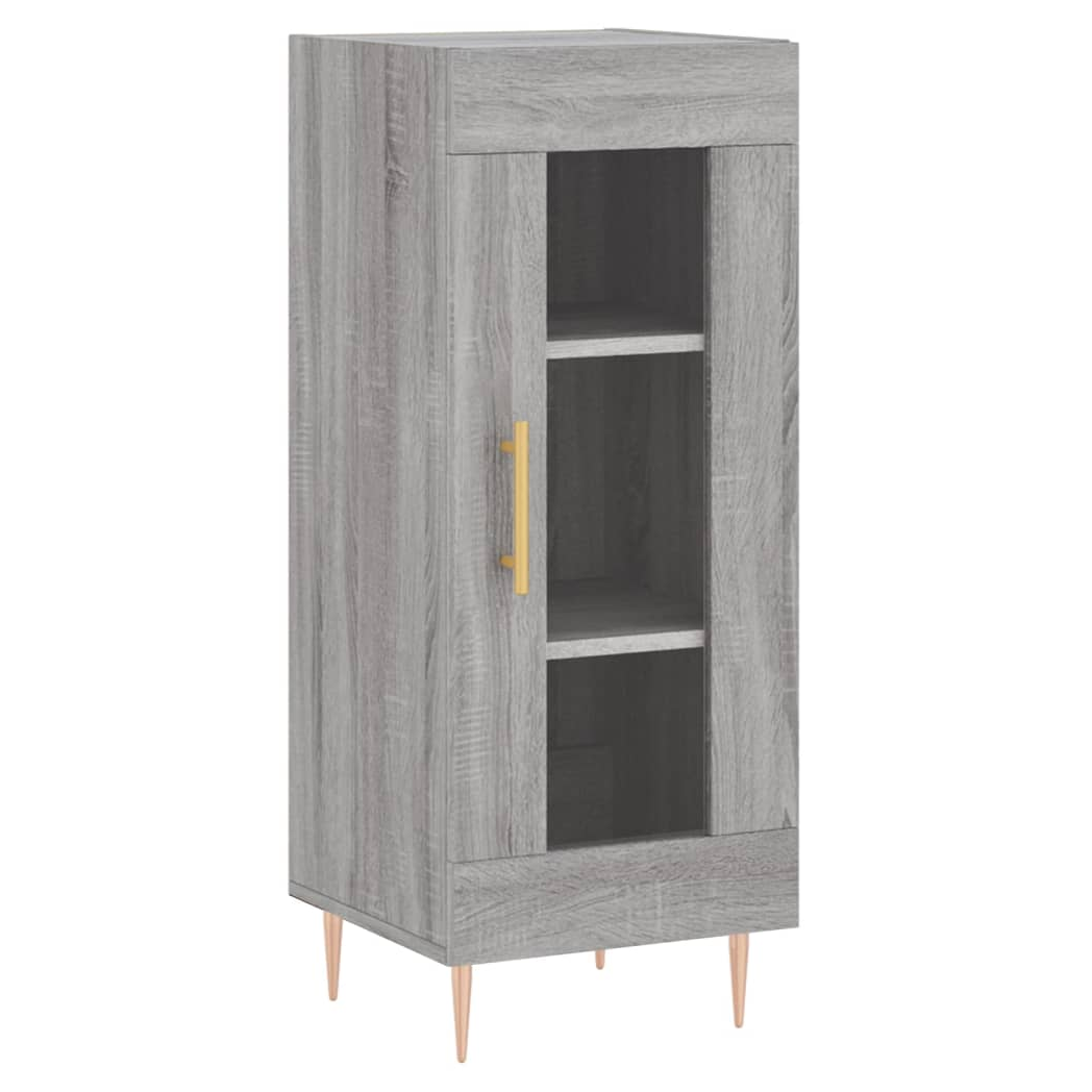 vidaXL Sideboard Grey Sonoma 34.5x34x90 cm Engineered Wood