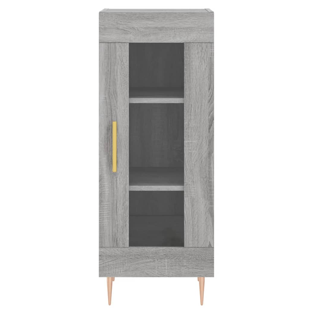 vidaXL Sideboard Grey Sonoma 34.5x34x90 cm Engineered Wood