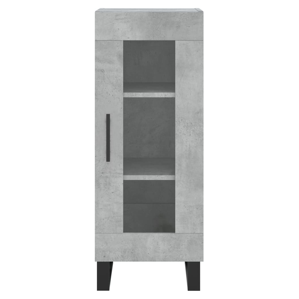 vidaXL Sideboard Concrete Grey 34.5x34x90 cm Engineered Wood