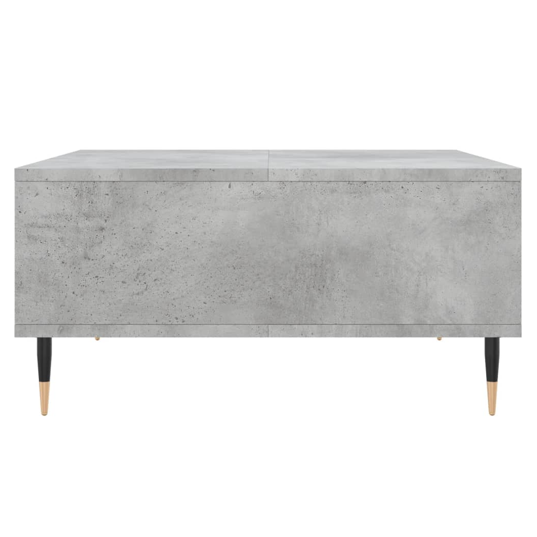 vidaXL Coffee Table Concrete Grey 60x60x30 cm Engineered Wood